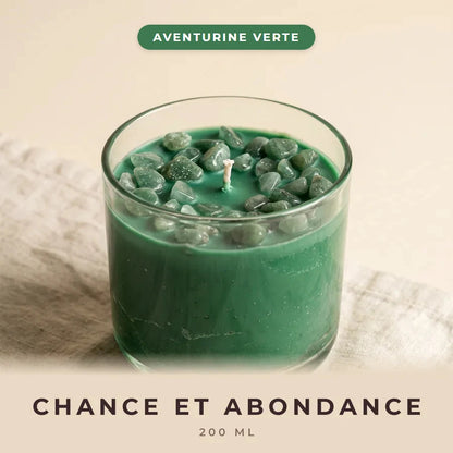 Bougie Rituelle aux Pierres