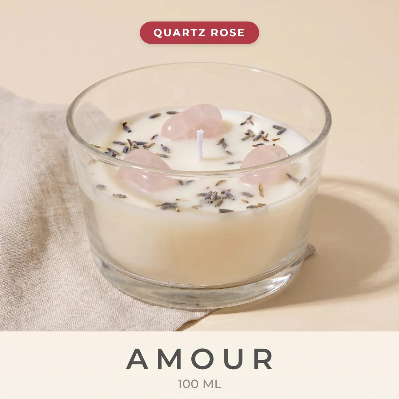 Bougie Rituelle aux Pierres