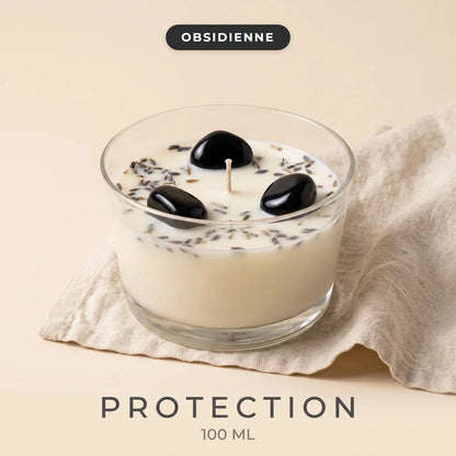 Bougie Rituelle aux Pierres